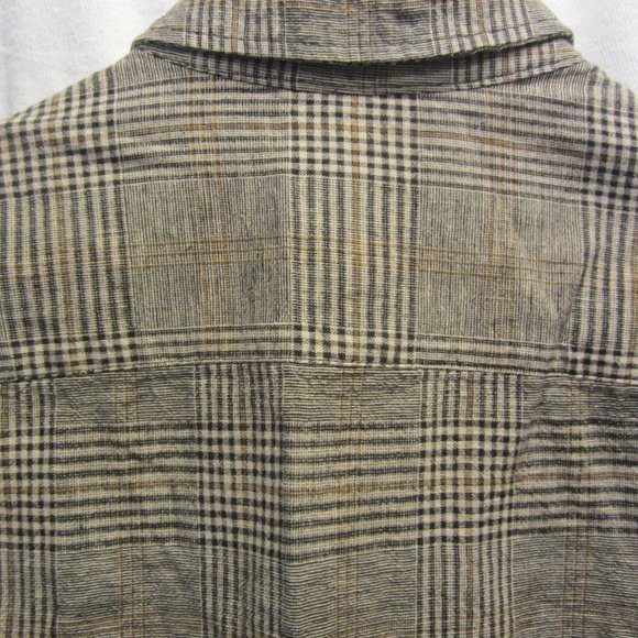 H&M PLAID JACKET SHIRT-ZIP FRONT W/POCKETS PLAID - Picture 6 of 12